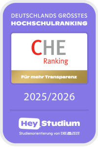 Teilnahmesiegel CHE Ranking 2025/2026
